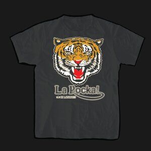 LA ROCKA! Black Tiger T-Shirt Size M